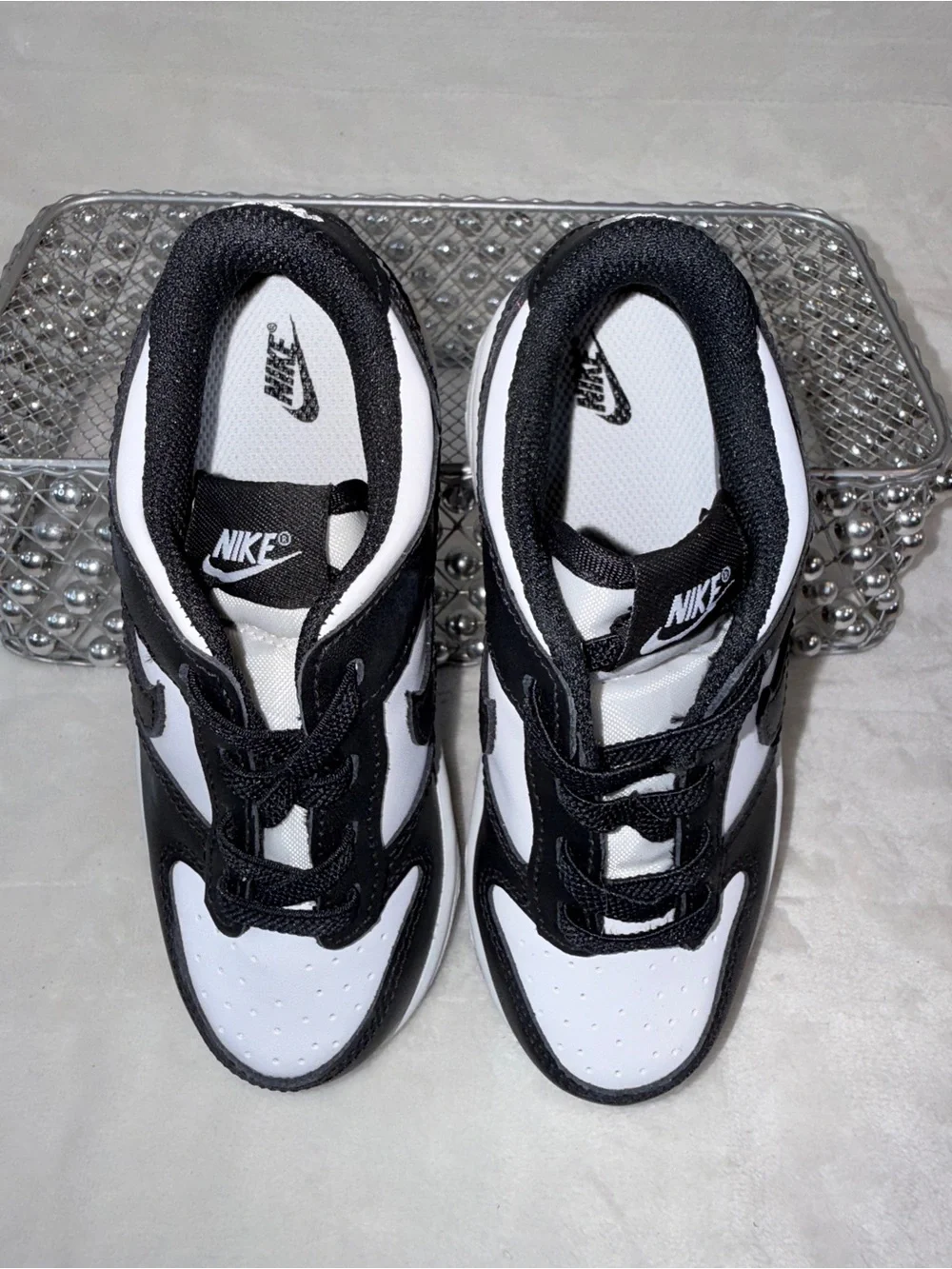 Nike Dunk Low Panda Black White Toddler 10C (UK 9.5/EU 27) CW1589-100 🐼🖤